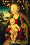 Cranach Lucas I The Virgin and the Child Under an Apple Tree - Hermitage